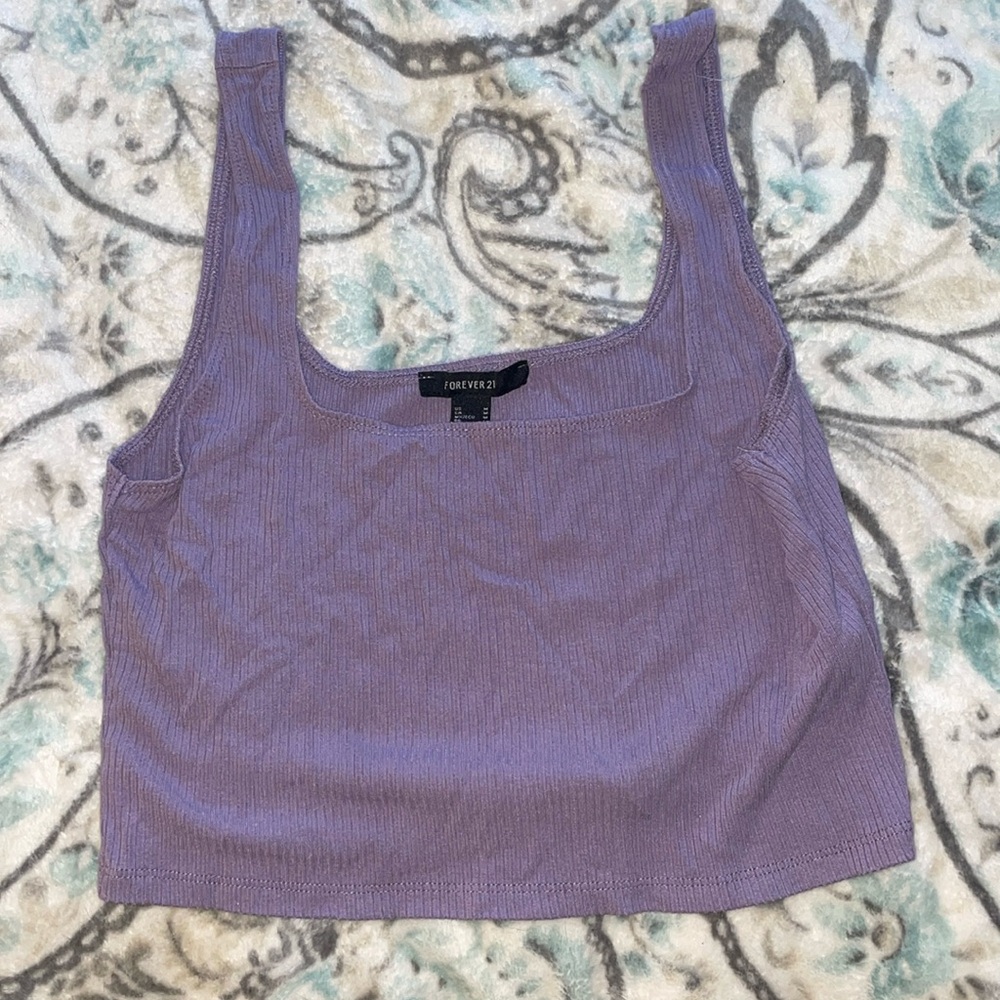 Purple forever 21 tank top